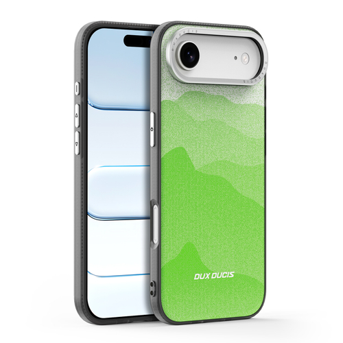 Чехол с MagSafe зеленого цвета (Dark Green) для iPhone Air, серия Moro Series Magnetic от Dux Ducis