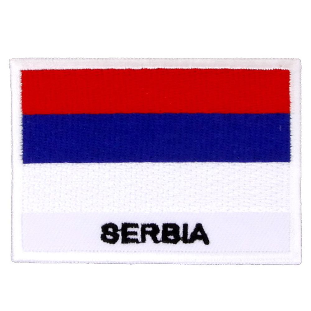 Нашивка Флаг Сербии 50*70 Serbia