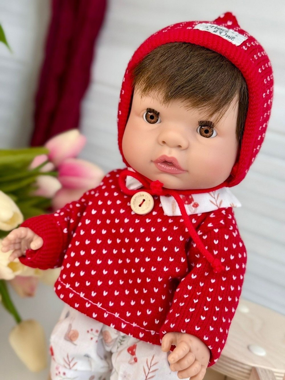 Кукла Nines виниловая 37см JOY в пакете (1020K)