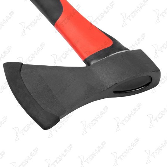 Топор с обрезиненной рукояткой 1000г (PR-TOR-1000) PR