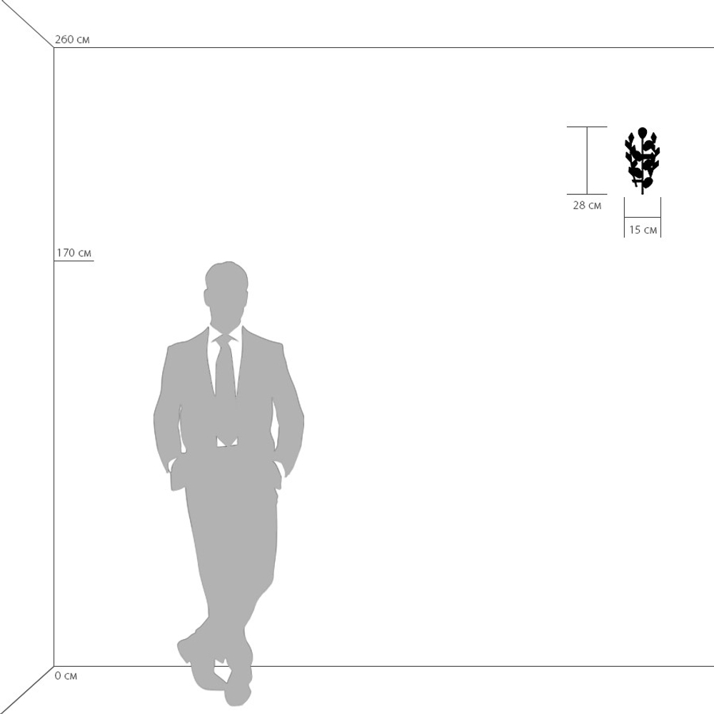 791612 Бра ISABELLE 1х40W G9 ЗОЛОТО