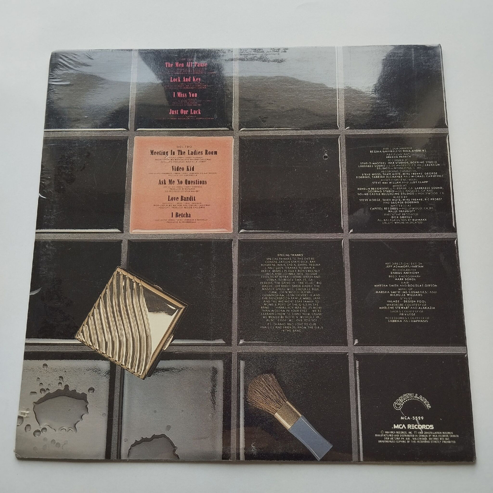 Винтажная виниловая пластинка LP Klymaxx Meeting In The Ladies Room (USA 1984) (Sealed) The Men All Pause