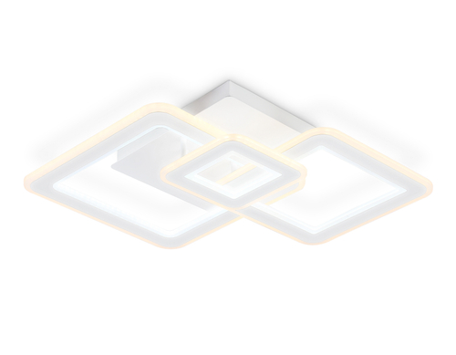 Потолочный светодиодный светильник с пультом FA862 WH белый 79W 550*530*120 (ПДУ РАДИО 2.4)