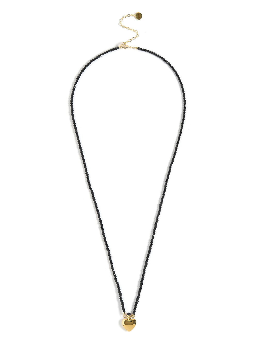 Колье "Zircon heart" Gold