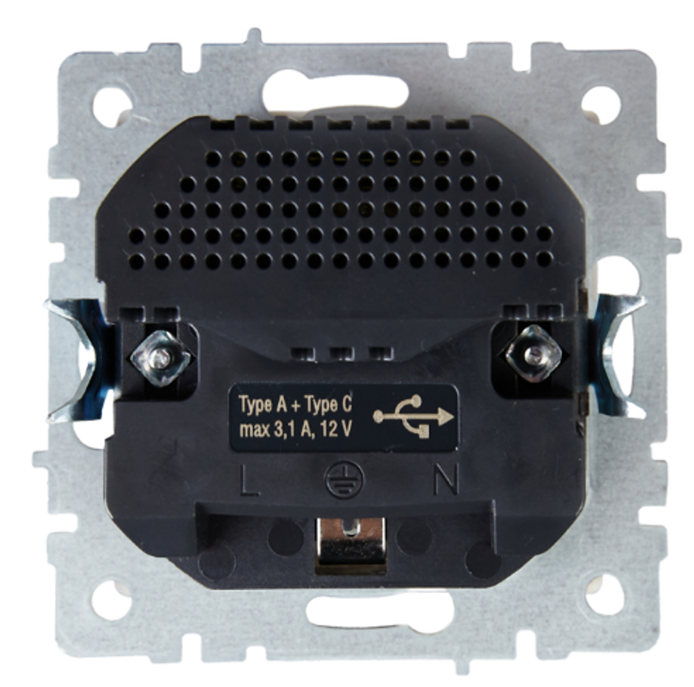 Розетка с заземлением  IEK BR-R14-16-U22-018-K10