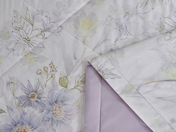 Комплект с ЛЕТНИМ одеялом Asabella 2240 ФЛАНЕЛЬ с Тенселем