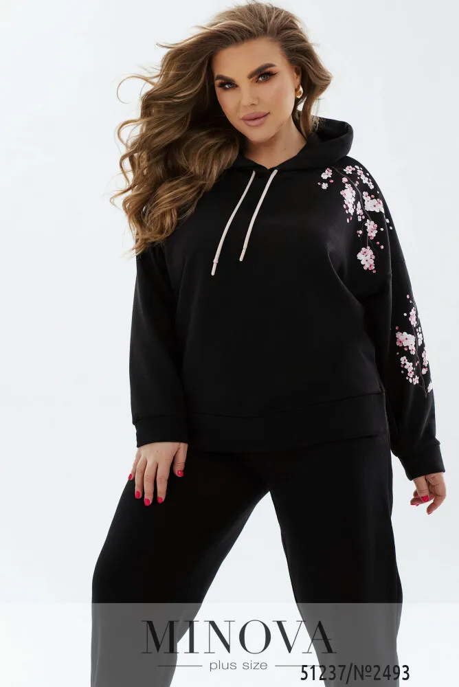 Костюм 2493-черный Minova