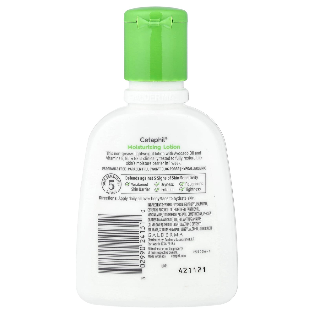 Cetaphil, увлажняющий лосьон, для нормальной и сухой кожи, без отдушки, 118 мл (4 жидк. унции)