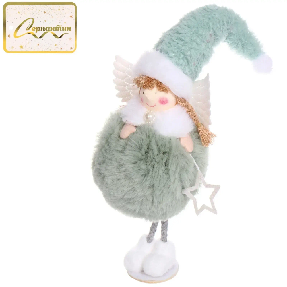 Фигурка «Фея в волшебном колпачке» 23 см, Зеленый