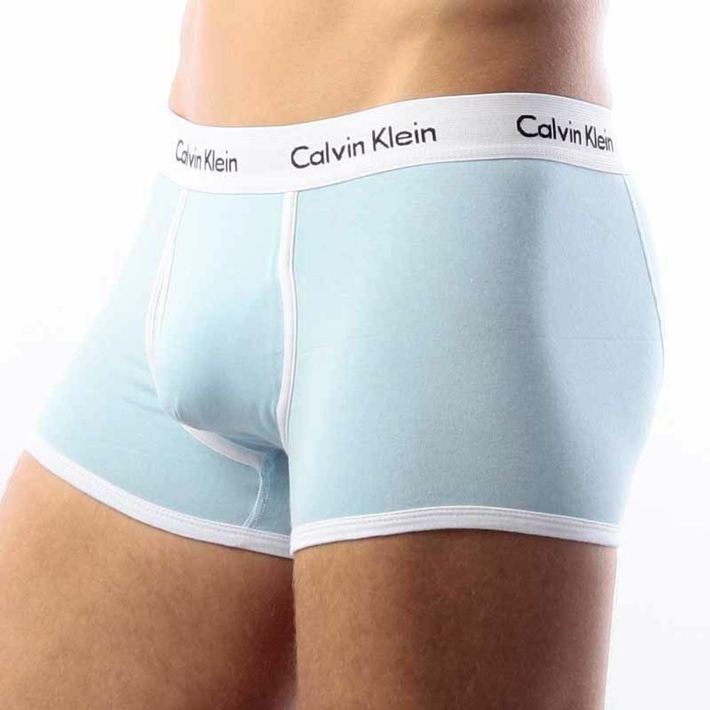 Мужские трусы боксеры светло-голубые Calvin Klein 365 Trunks