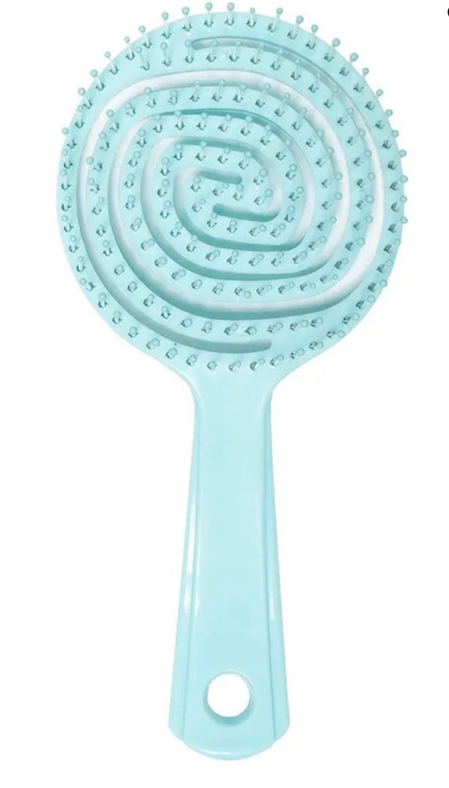 Solomeya Мини-расческа для распутывания волос в форме леденца Тиффани