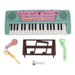 Синтезатор на бат. с микрофоном, коробка 808-18