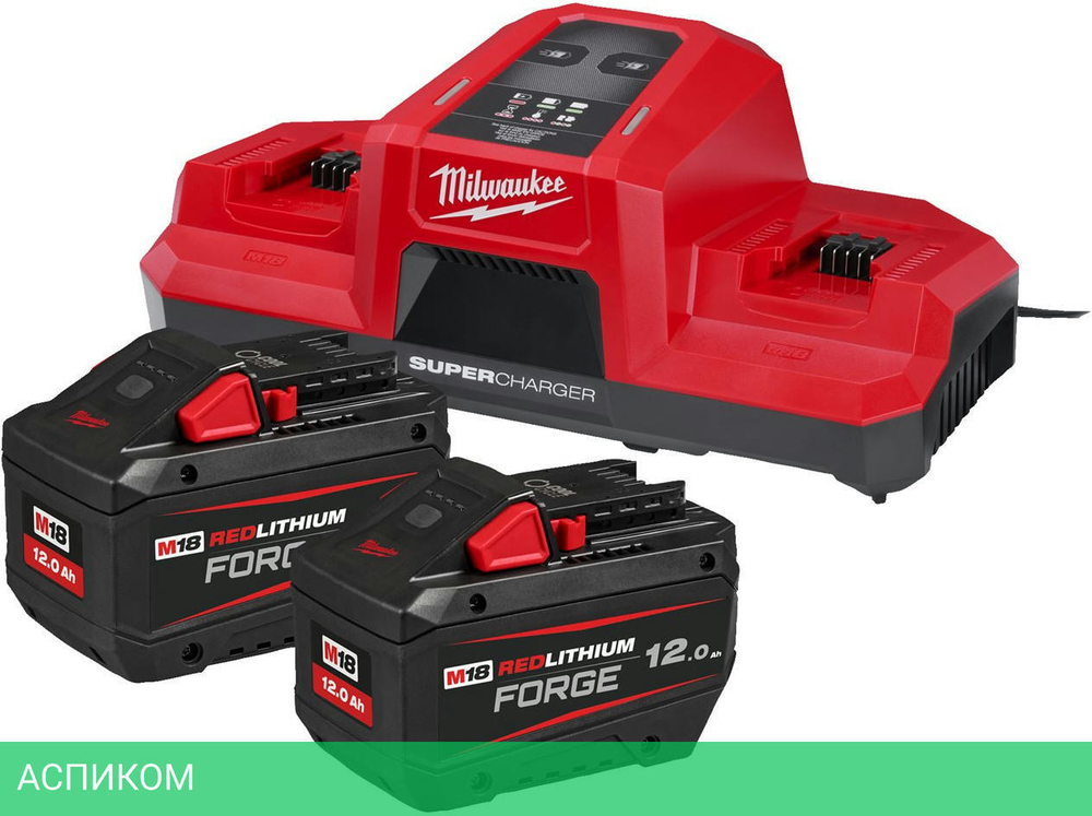 Аккумулятор с зарядным устройством для инструмента Milwaukee M18 FORGENRG-122DBSC (4933498614)