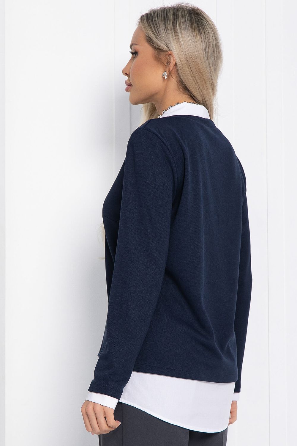 Пуловер На высоте (темно-синий) Б12339-12 LT Collection