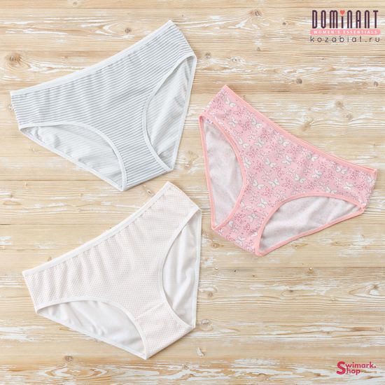 Трусики женские DOMINANT 55000-246, FULL BRIEF, 3 шт. в уп.