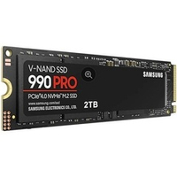 Жесткий диск SSD M.2 2Tb Samsung 990 PRO, 7450/6900MBs, 480000 IOPS, V-NAND MLC, PCI-E4.0x4 (MZ-V9P2T0BW)