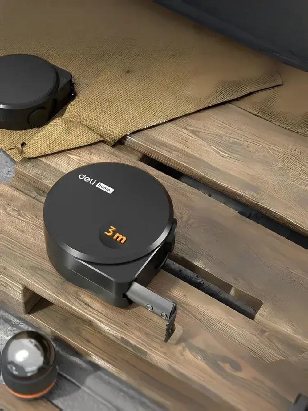 Рулетка строительная Deli 3 метров. Рулетка измерительная