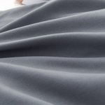 Комплект постельного белья на резинке Однотонный Сатин на резинке «Холодный шик»