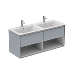 Тумба под раковину Ideal Standard CONNECT AIR 120, с открытым пространством для хранения, серый (E0829EQ)