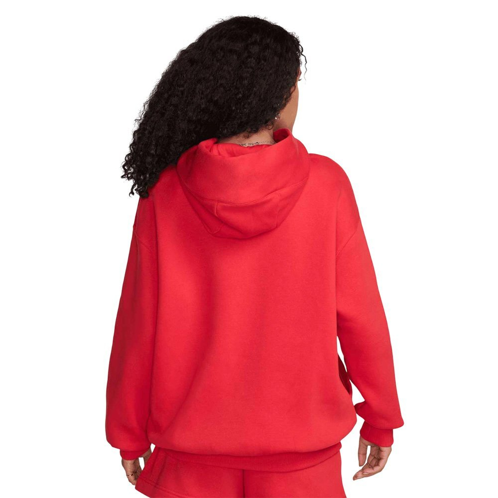 Баскетбольная женская толстовка Nike Sportswear Phoenix Fleece Red Sweatshirt
