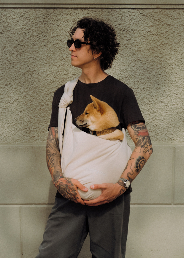 Сумка-слинг "Пони-Кенгурони" Бежевая