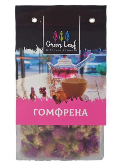 Травяной сбор, Green Leaf, гомфрена цветки, 50 г