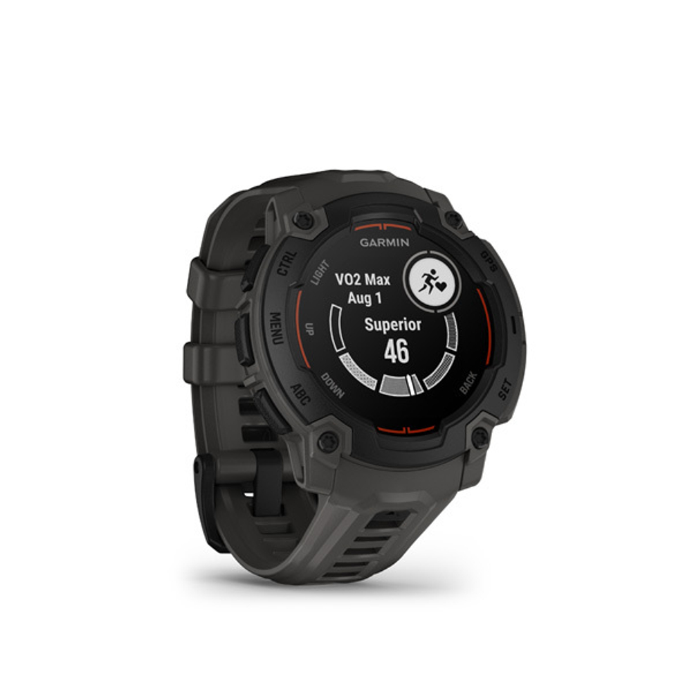 Смарт-часы Garmin Instinct E 45mm Black with Charcoal Band (010-02933-00)