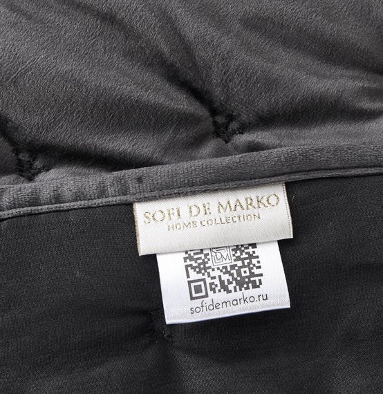 Лея (антрацит) Покрывало 240x260
