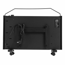 Конвектор электрический Denzel XCE-1500B, 230 В, 1500 Вт, черный, сушилка, колеса, Х-элемент, 98128