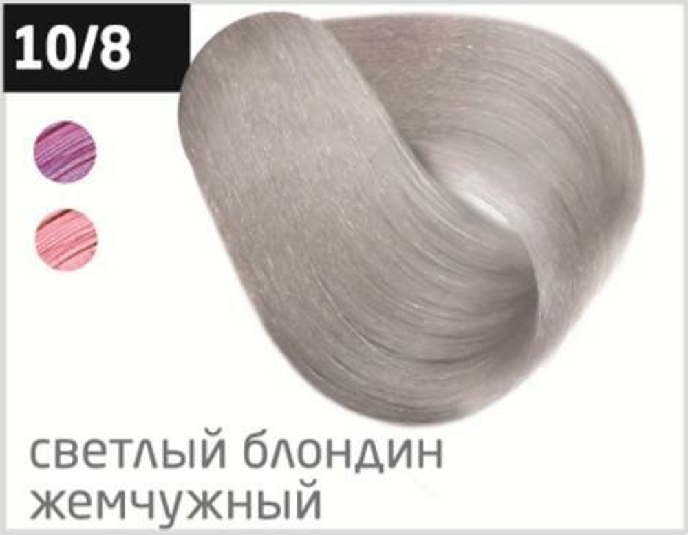 OLLIN PERFORMANCE 10/8 светлый блондин жемчужный 60мл Перманентная крем-краска для волос