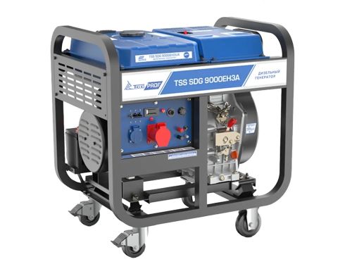 Дизель генератор трехфазный TSS SDG 9000EH3A - [8 кВт / 380V] эл. старт