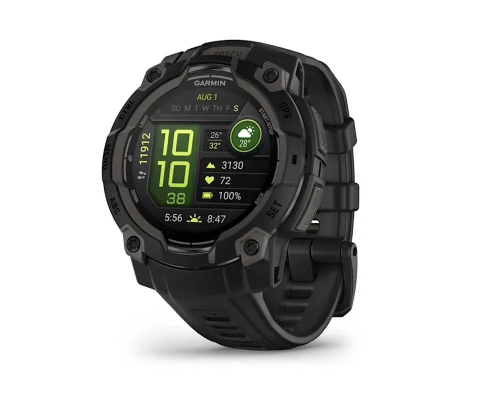 Умные часы Garmin Instinct 3 45mm Amoled Black with Black Band (010-02936-40)