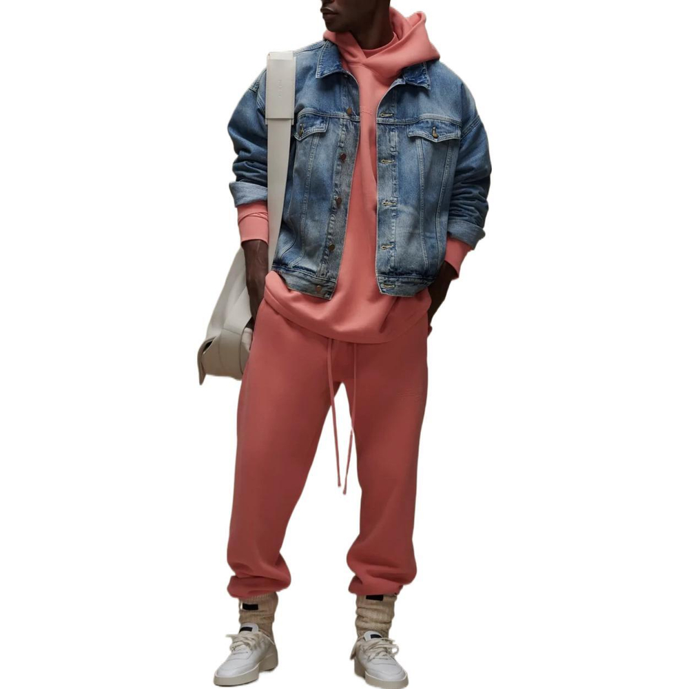 Штаны Fear of God Essentials FW22 Sweatpant Coral, FOG-SS22-689