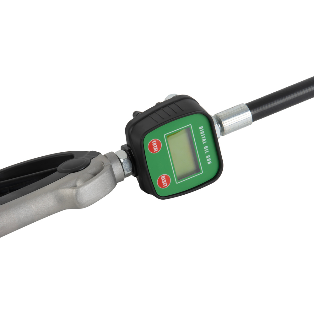WDK-89206 Маслораздаточный пистолет с цифровым расходомером и гибким носиком