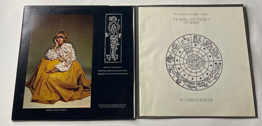 Винтажная виниловая пластинка LP The Astromusical House Of Gemini (США 1969)