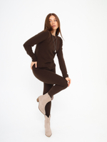 Лосины BAMBUK утепленные женские, шоколад