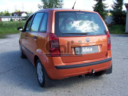 Фаркоп оцинкованный Galia F092A для FIAT Idea 2004-2012, Lancia Musa 2004-2012(паспорт и сертификат в комплекте)(без электрики)
