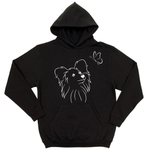 Толстовка "Папильон и бабочка"