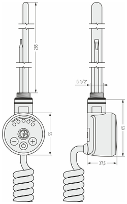 Электронагреватель Сунержа MEG 1.0 300W