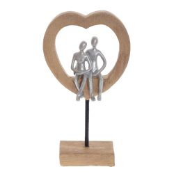 GAEM Фигурка декоративная "Влюбленная пара", L15 W6 H28 см