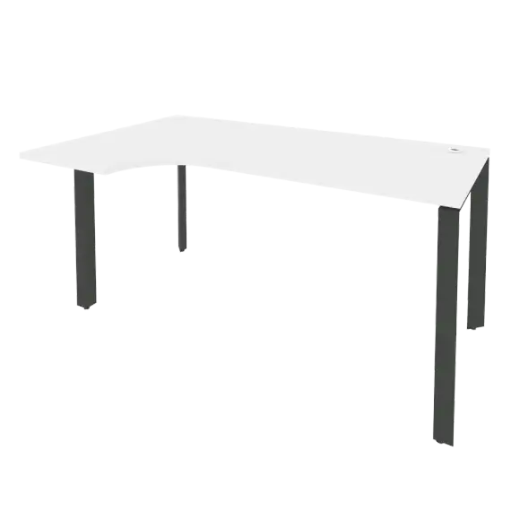 Onix Стол эргономичный левый на П-образном м/к O.MP-SA-1 (L) 1580*980*750 (720/460)