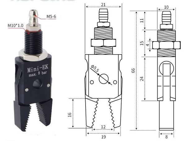mini-E J1060EL – Мини захват литника