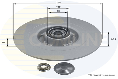 COMLINE - ADC3003-CML - Brake Disc