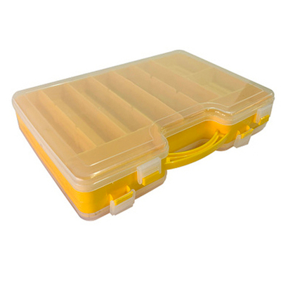 Ящик желтый двухсекционный 295*210*60 мм