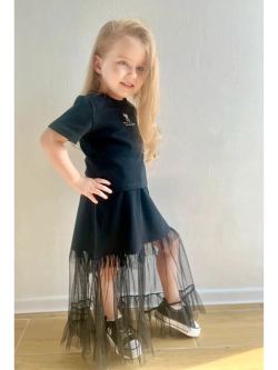 Костюм футболка с юбкой макси