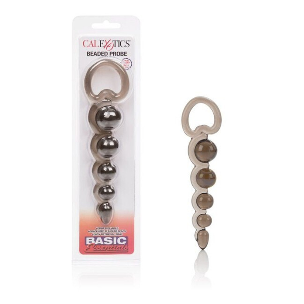 Стимулятор ануса BEADED PROBE (Цвет: черный)