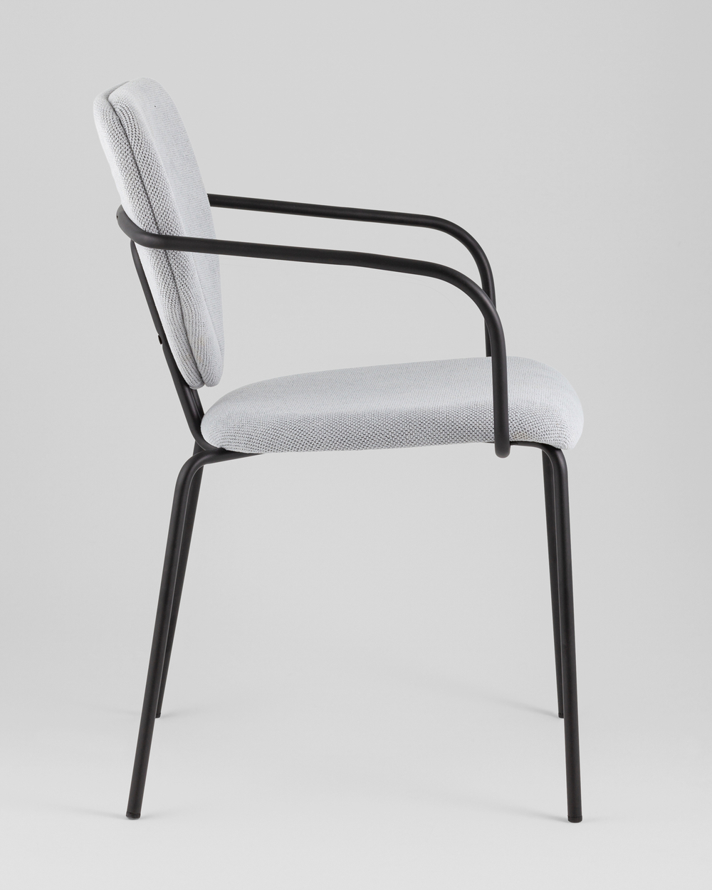 Стул обеденный Masey с подлокотниками серый