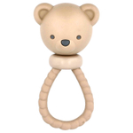 itzy ritzy, Sweetie Rtle™, силиконовый прорезыватель для зубов со вкусом звонка, для детей от 3 месяцев, мишка, 1 шт.