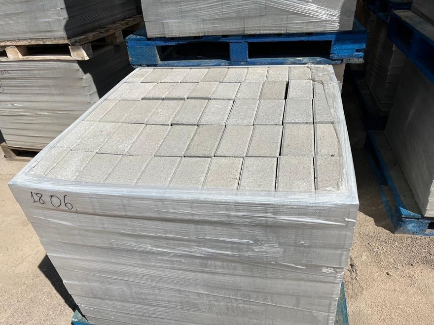 Тротуарная плитка Кирпичик 200 100 60-80 мм