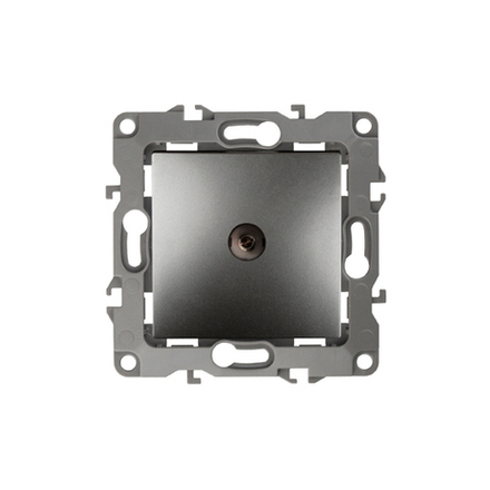 12-3101-12 ЭРА Розетка TV одиночная, IP20, Эра12, графит